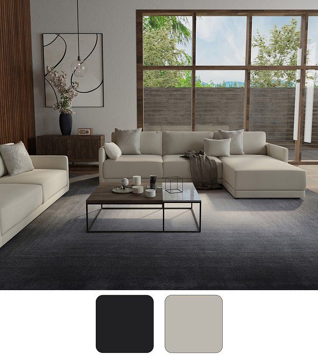 KATYA Collection - 8988F Charcoal