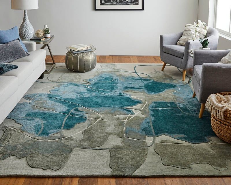 ANYA Collection - 8885F Blue/Green