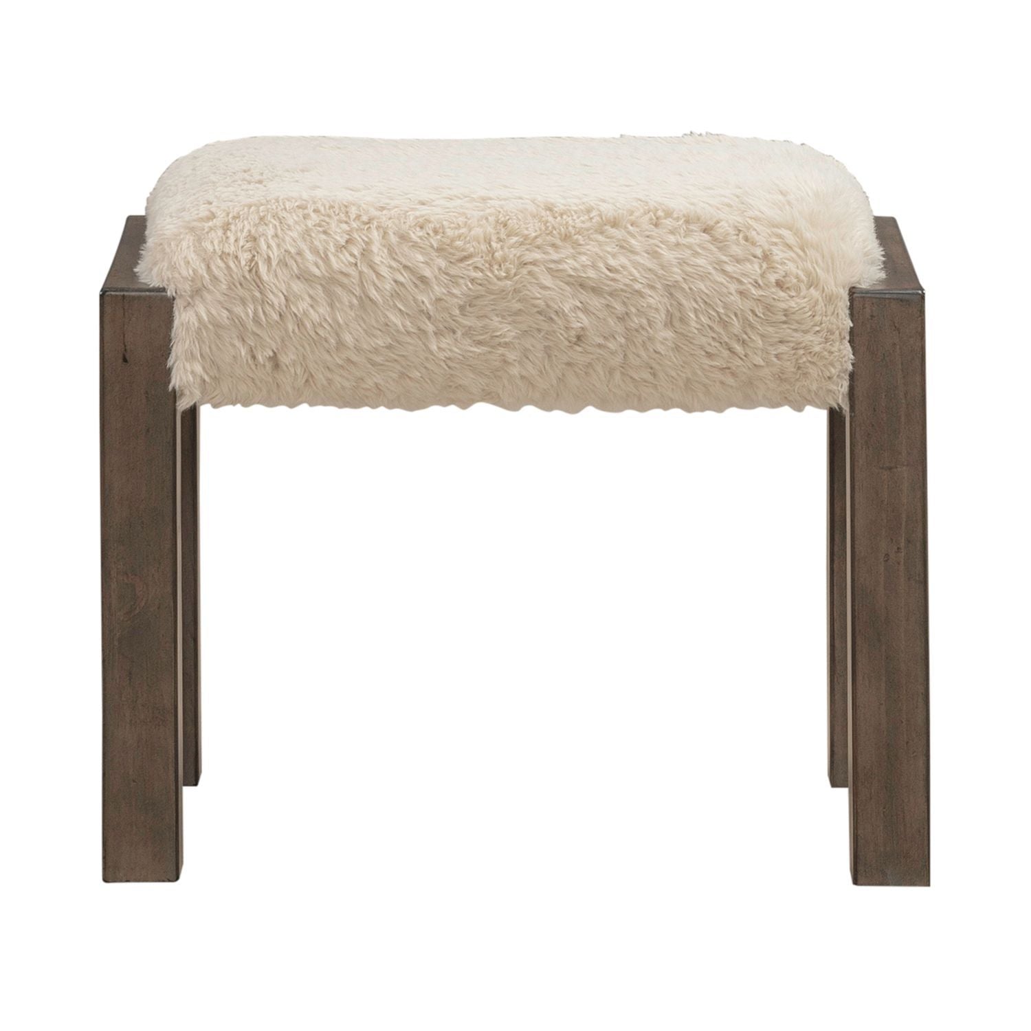 Broadmore - Upholstered Console Stool - Cobblestone Brown