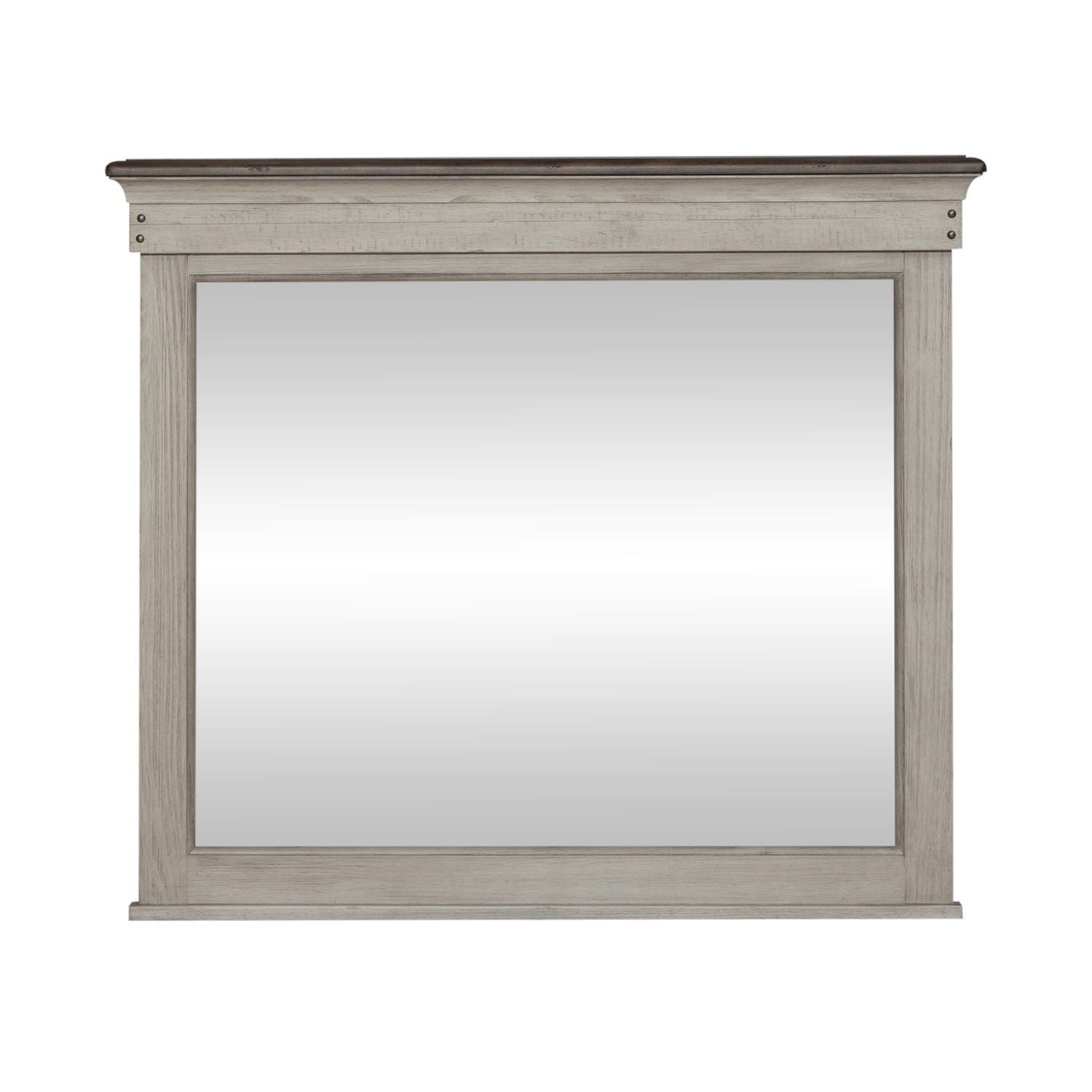 Ivy Hollow - Landscape Mirror - Weathered Linen / Dusty Taupe