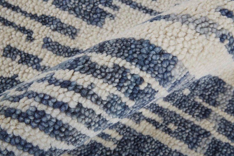 ROXFORD Collection - T6034 Ivory/Blue