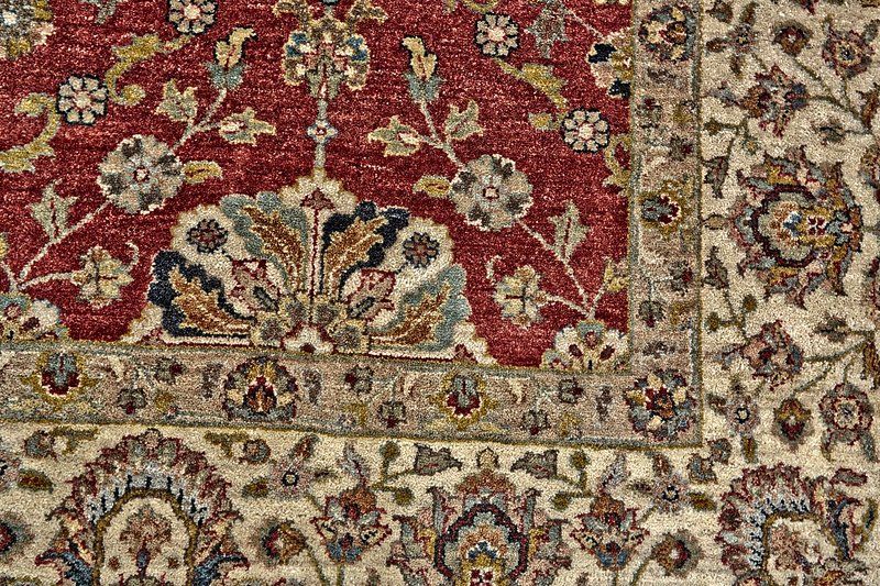 BANDU Collection - 6057F Pomegranate/Beige