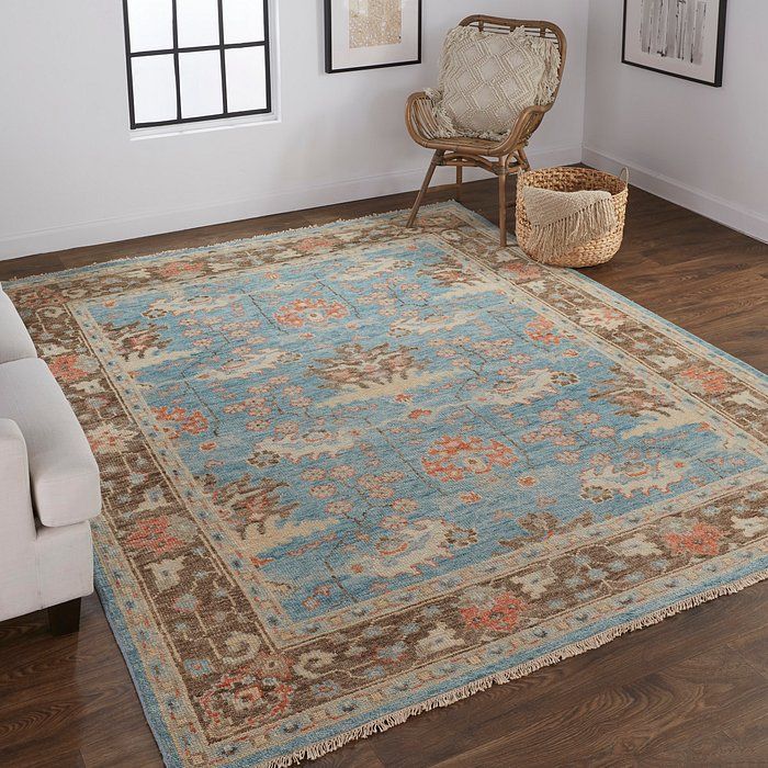 BEALL Collection - 6710F Blue/Brown