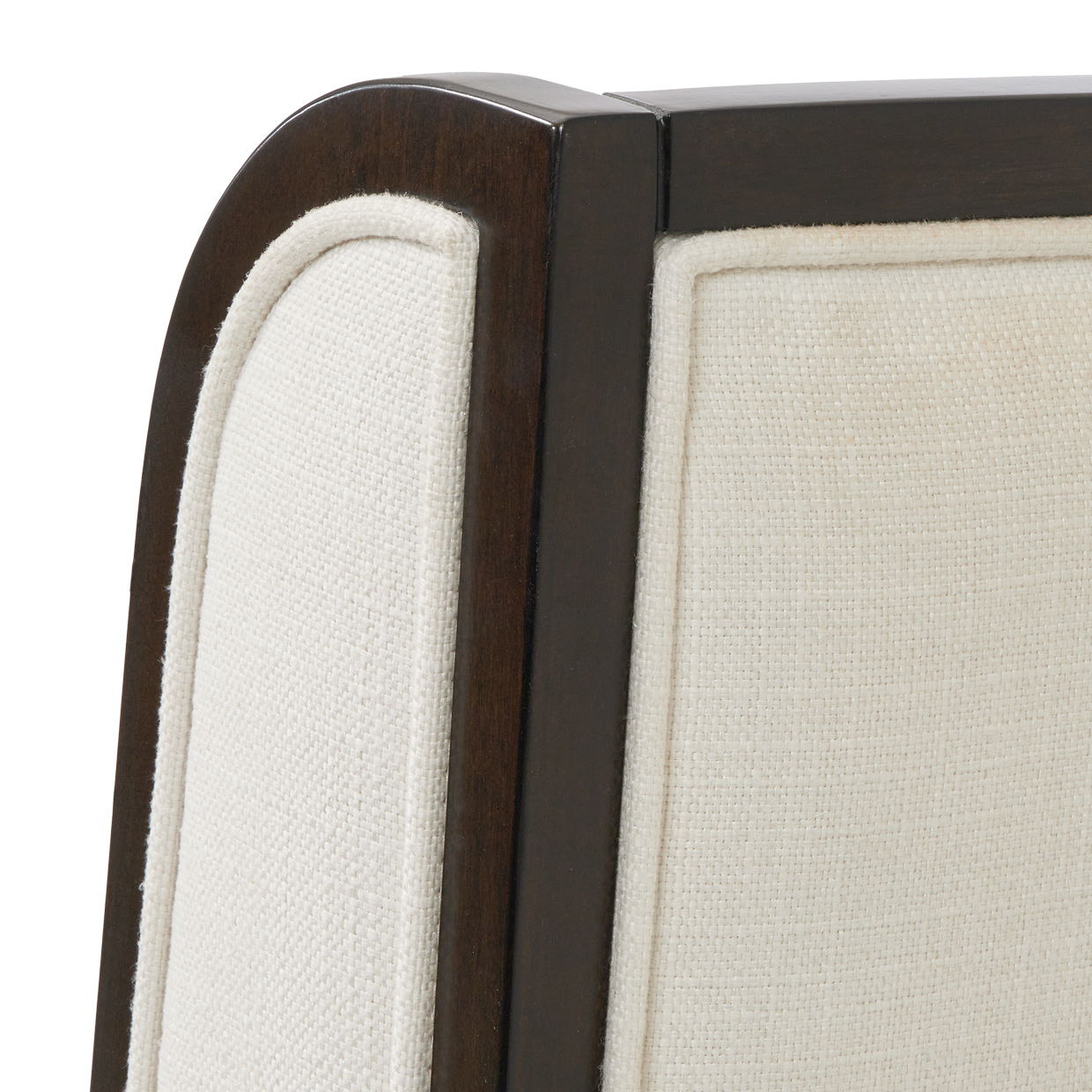 Belmont Place - Desk Chair - White / Dark Brown