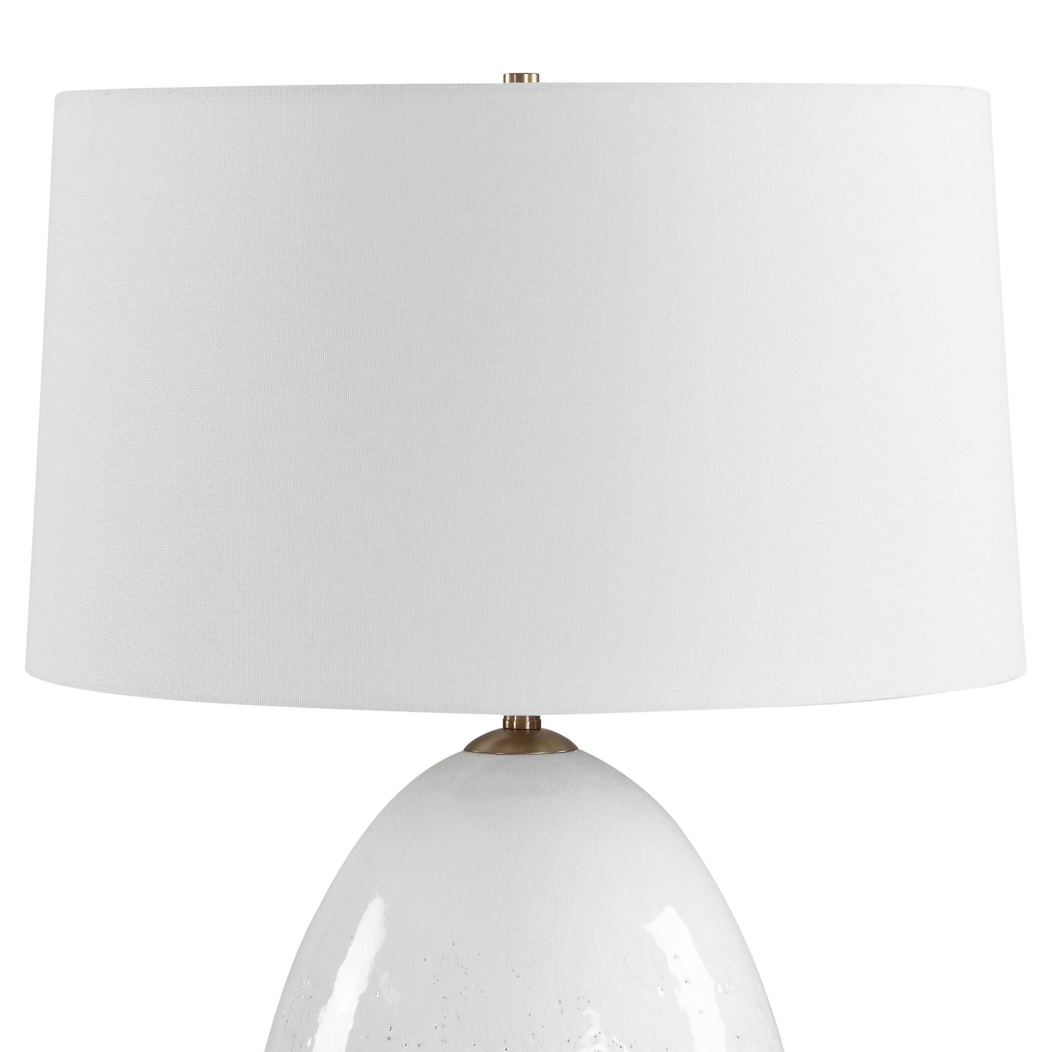 Avery - Glaze Table Lamp - White