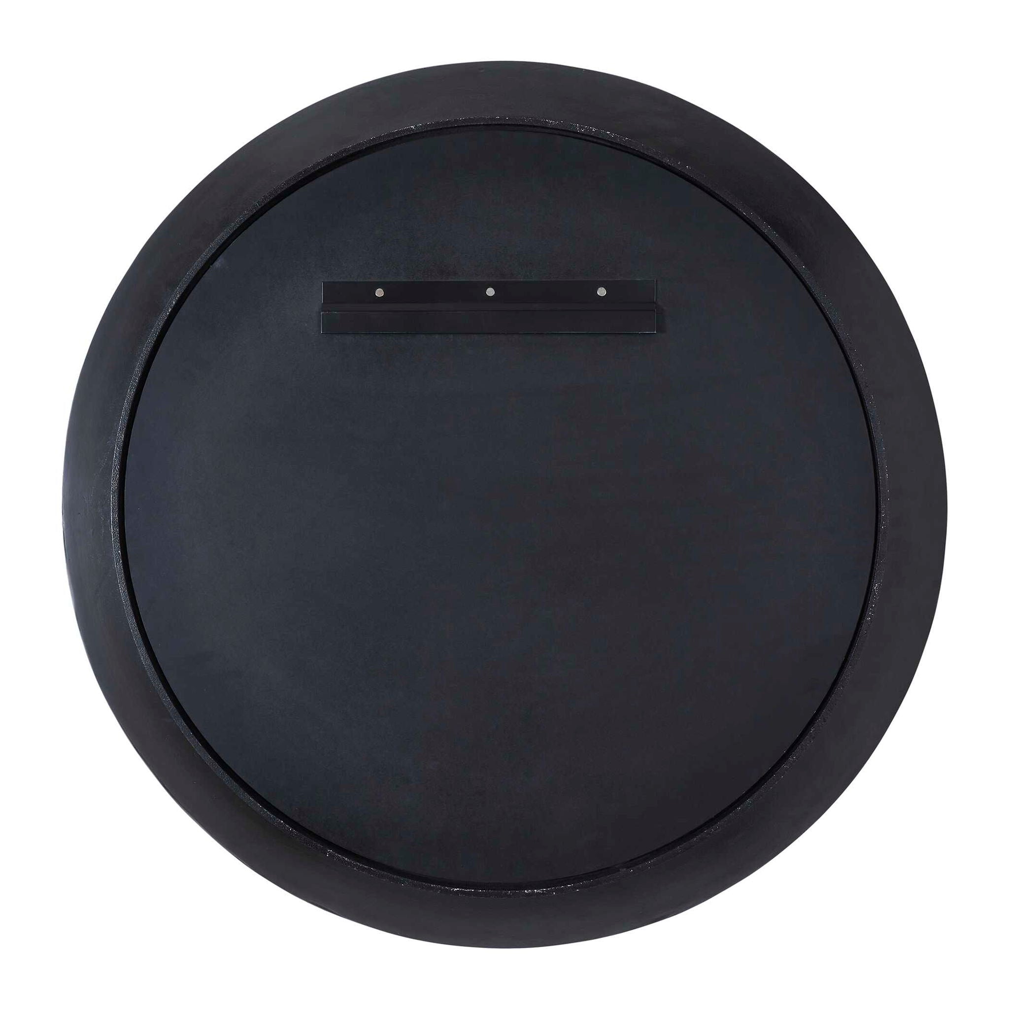 Montgomery - Round Mirror - Black