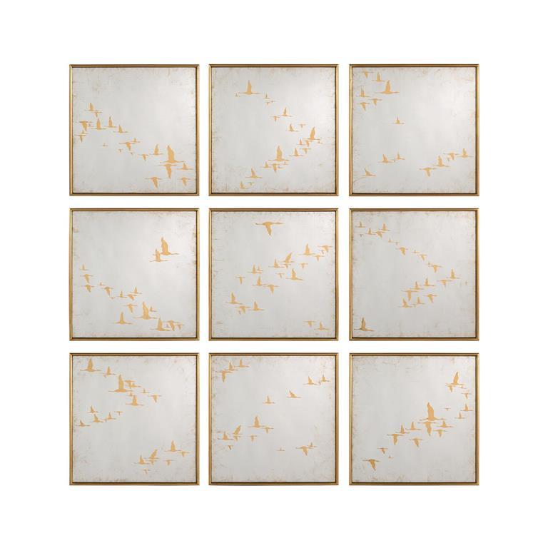 Migration Mirrors, Set of 9
