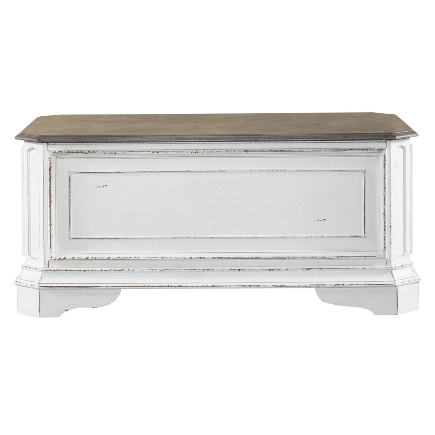Magnolia Manor - Storage Trunk - Antique White