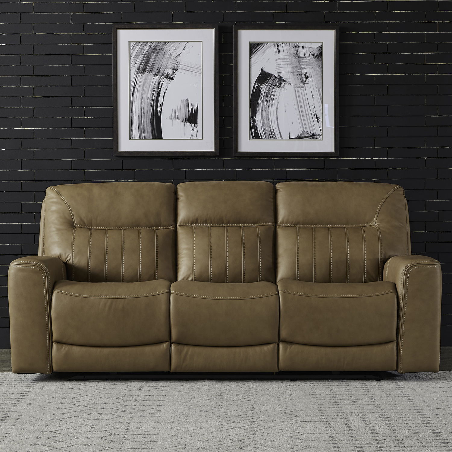 Bennett - Sofa P2 & ZG - Butternut