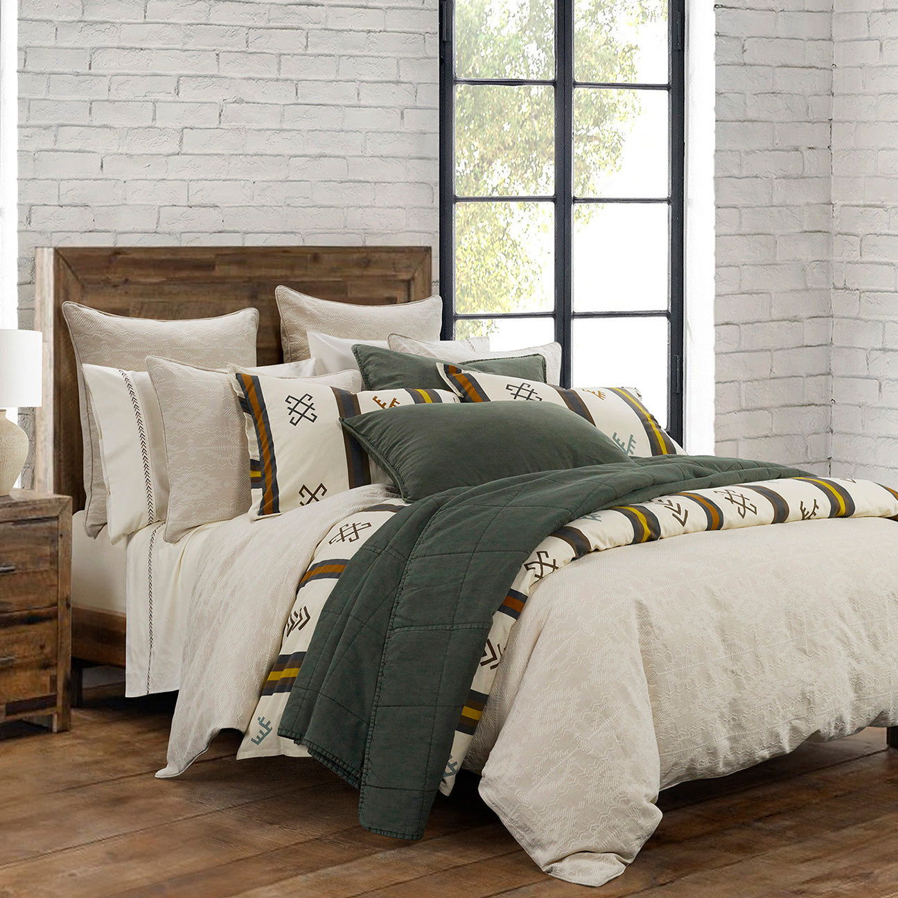 Toluca Canvas - Twin Comforter Set (Set of 2) - Multi Color