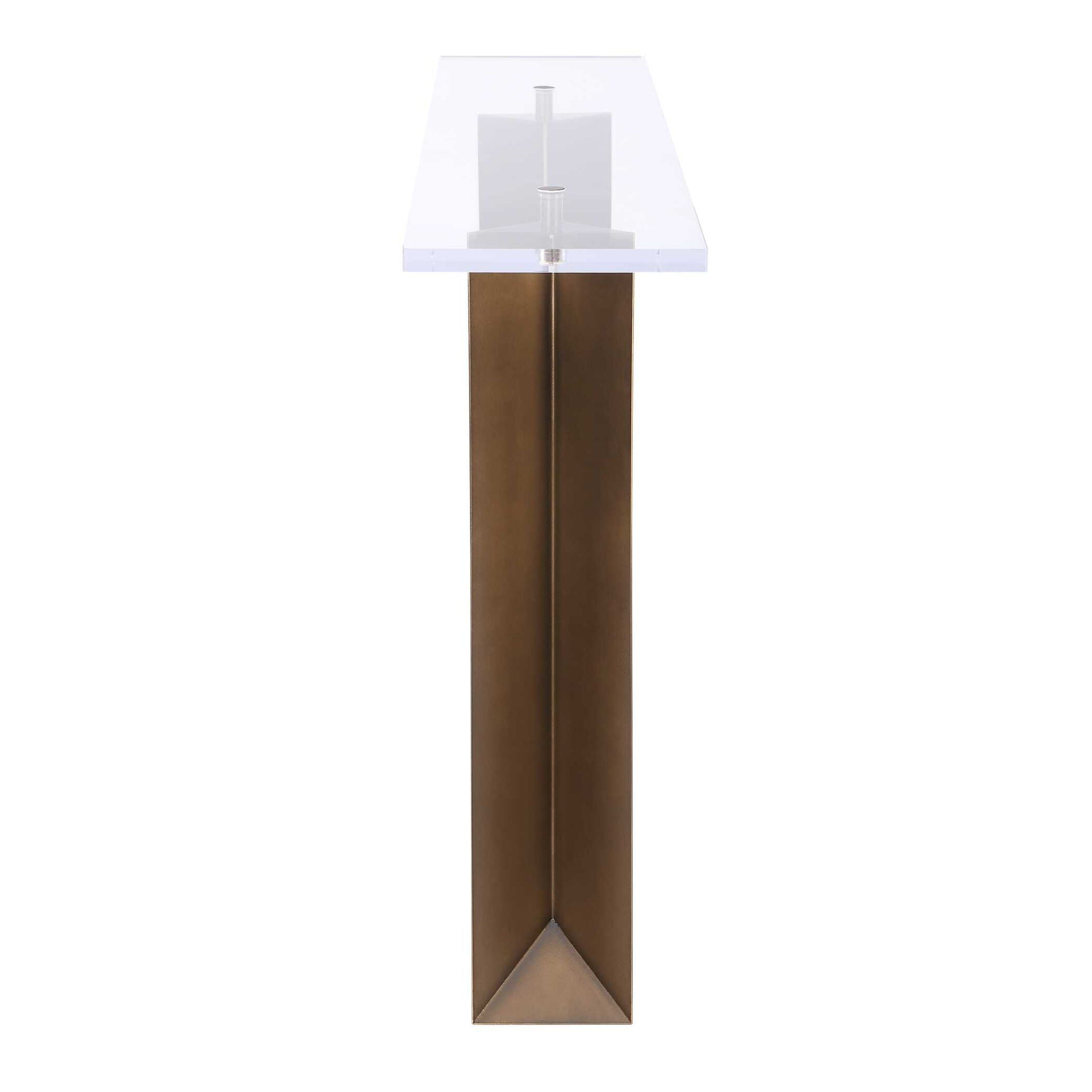 Mcelroy - Modern Console Table - Bronze