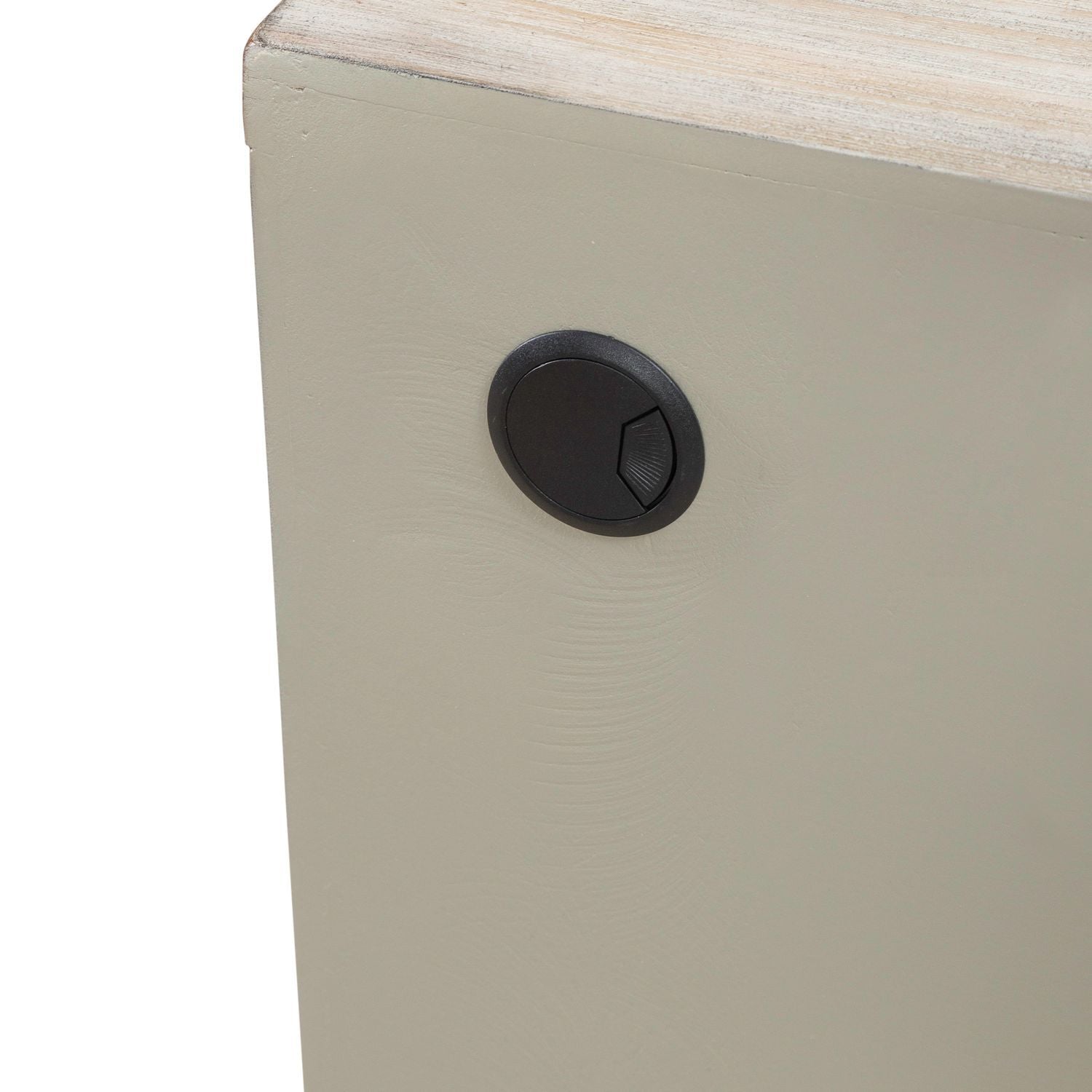 Terrace - 4 Door Accent Cabinet - Gravel