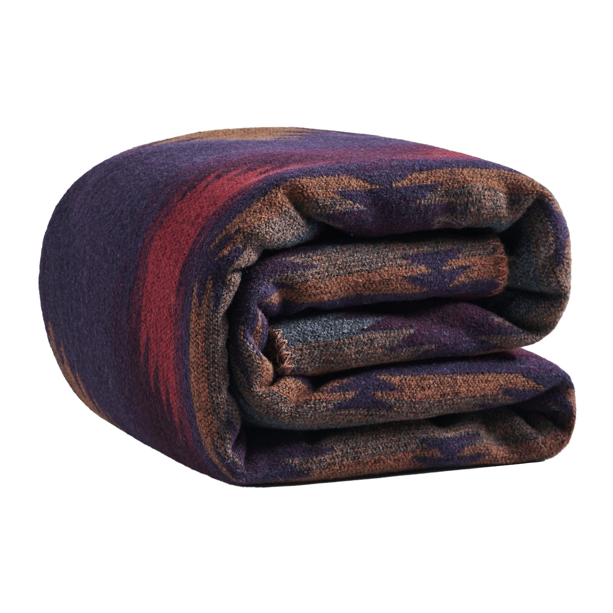 Gila - King Wool Blend Blanket - Multi Color