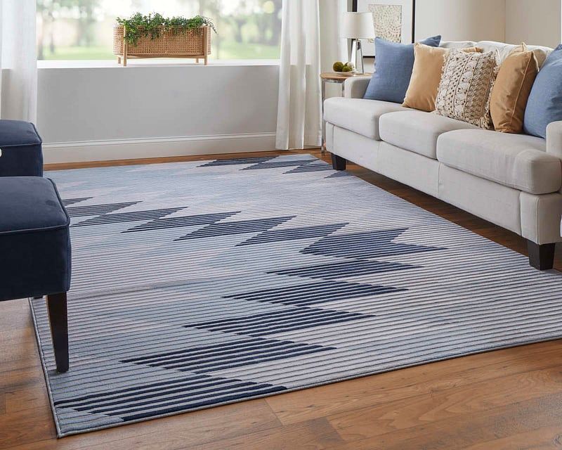 MARIGOLD Collection - 3830F Gray/Light Blue