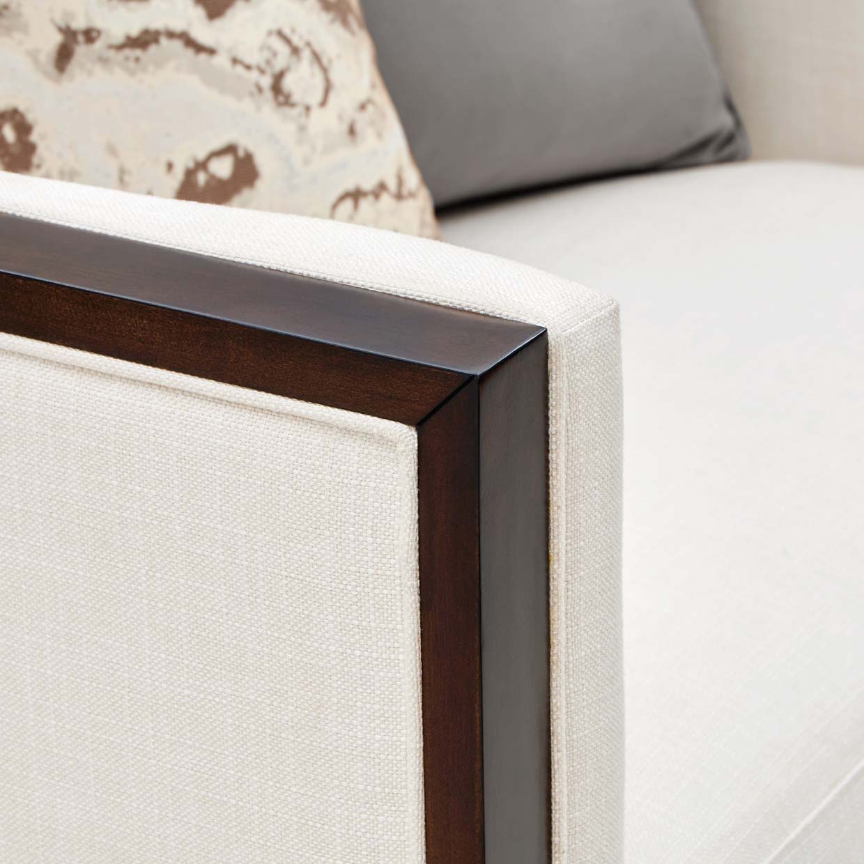 Belmont Place - Matching Chair - Cream / Espresso