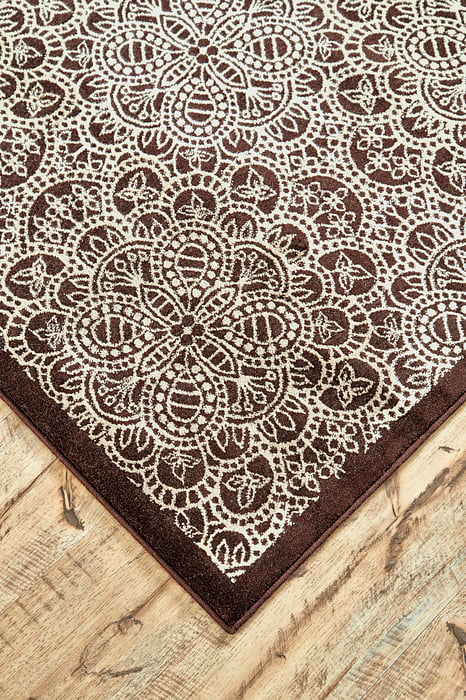 AZERI II Collection - 3846F Dark Chocolate/Gray