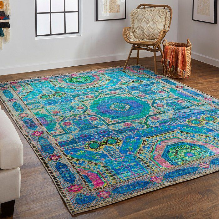 LATHAM Collection - 6628F Magenta/Cobalt
