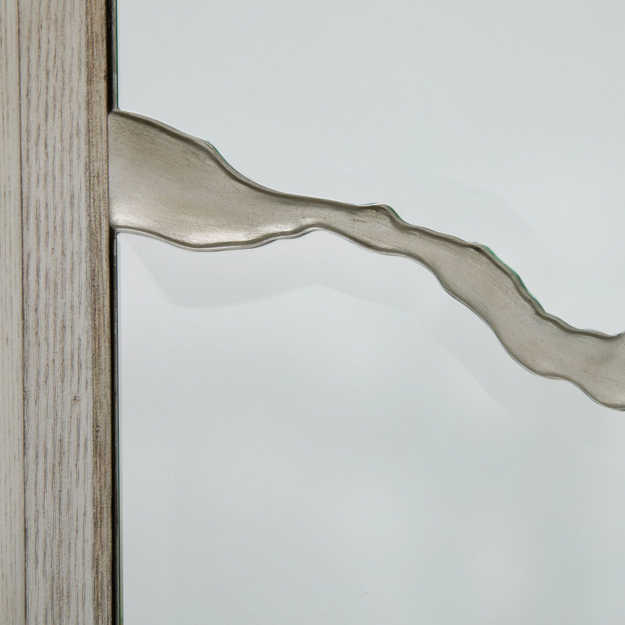 Ravine Six-Door Credenza, Silver
