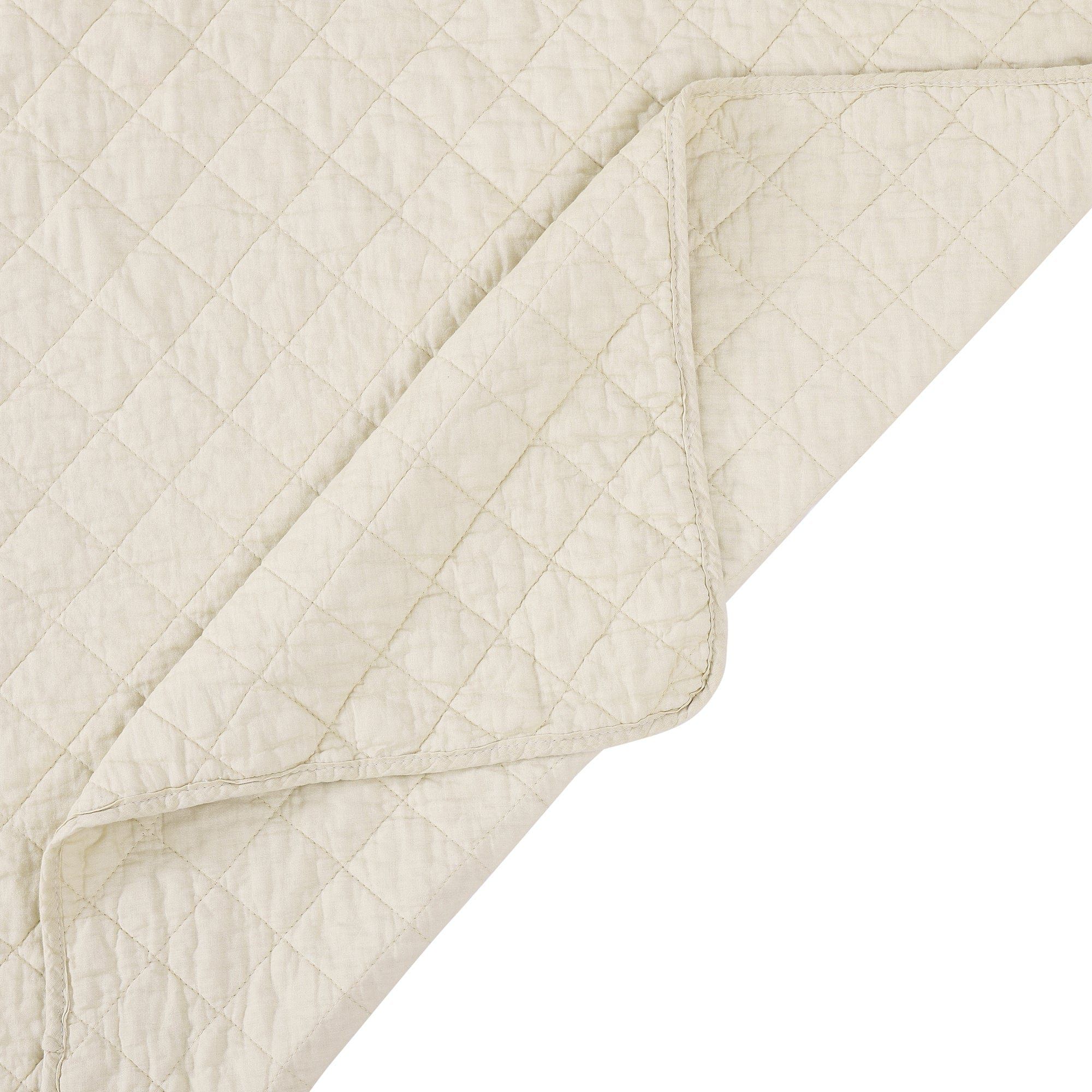 Cotton Comfort - Full/Queen Quilt Set (Set of 3) - Prairie Tan