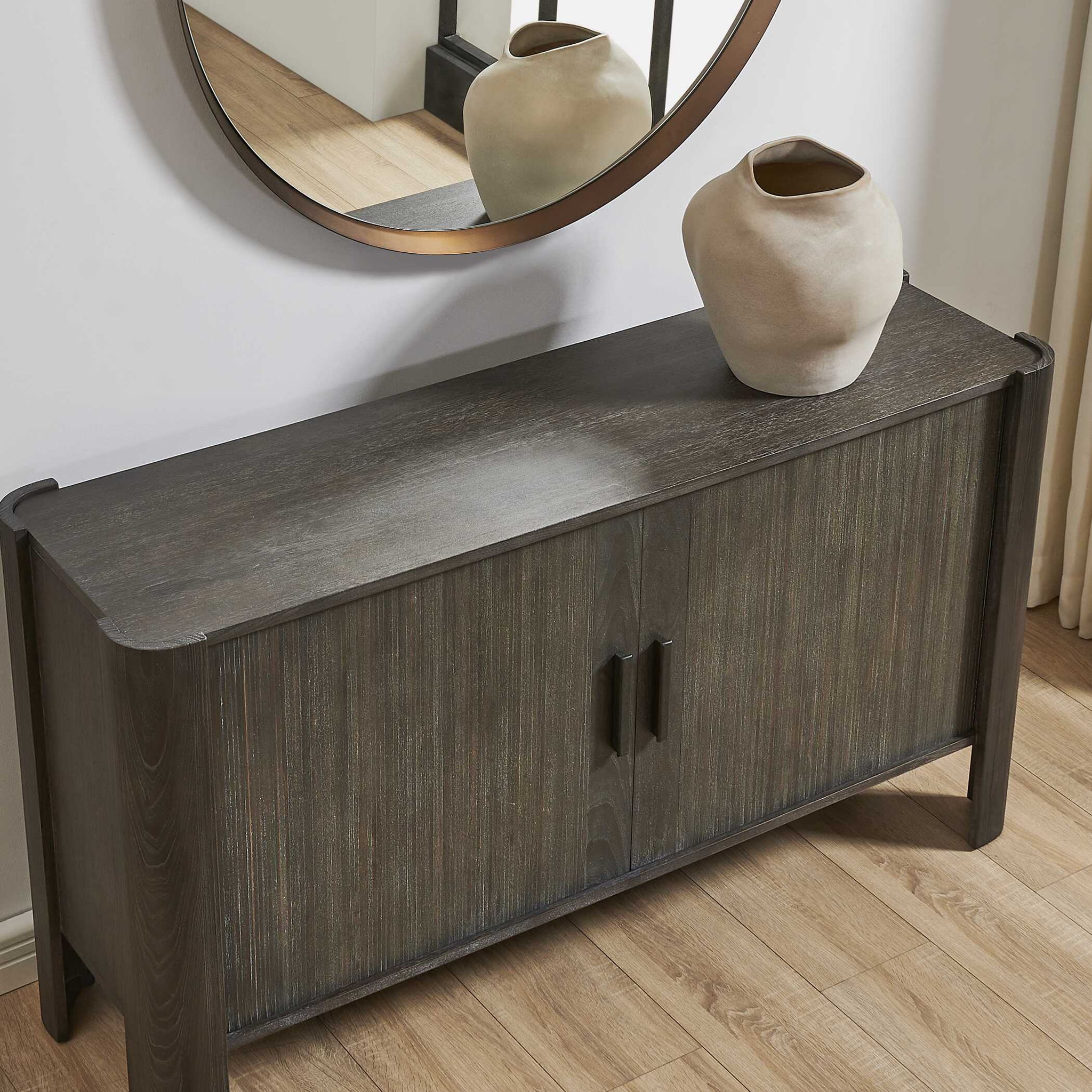 Drury - 2 Door Cabinet - Dark Gray