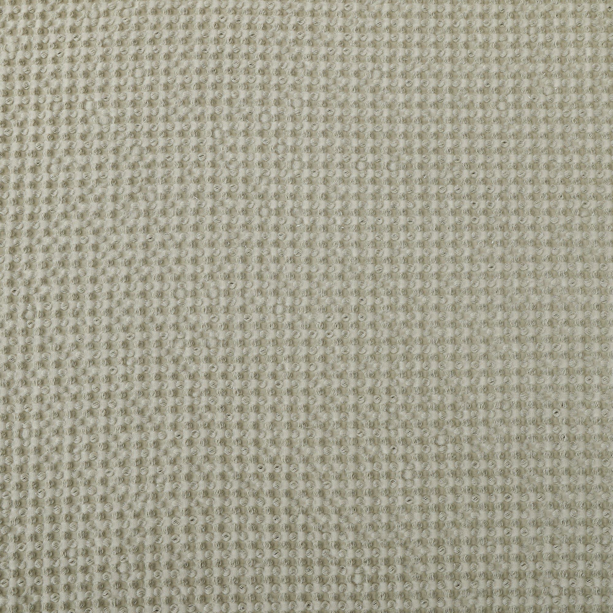Stonewashed Cotton Waffle Weave - Queen Duvet Cover Set (Set of 3) - Light Tan