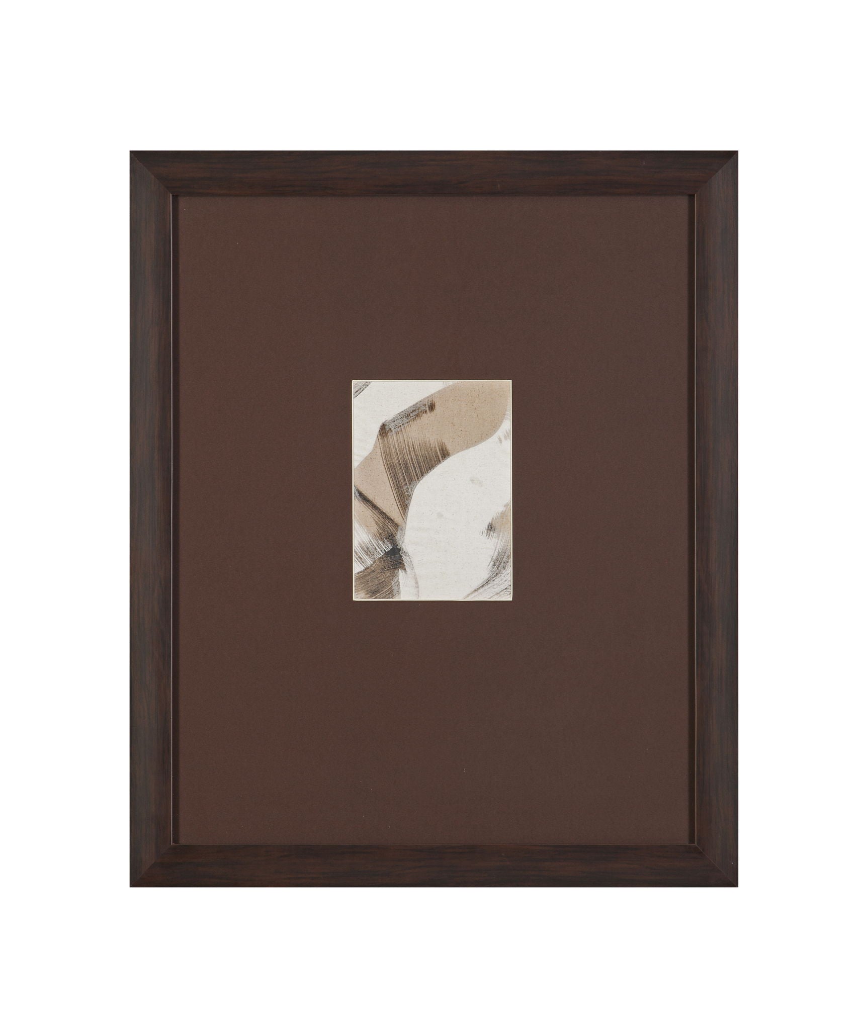 Eclectic Framed Print - Brown