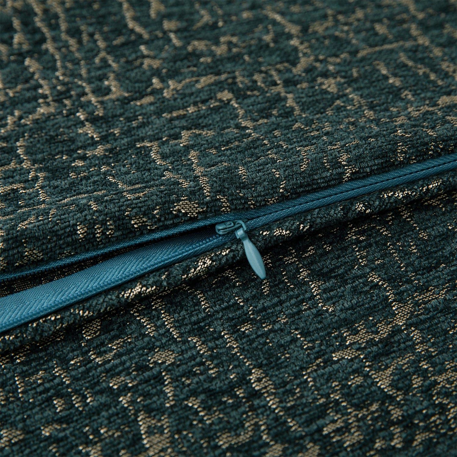 Hayworth - Queen Comforter Set (Set of 3) - Deep Teal / Gold