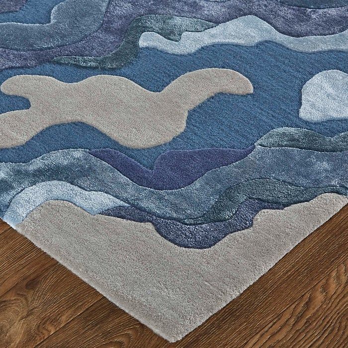 SERRANO Collection - 8856F Gray/Blue