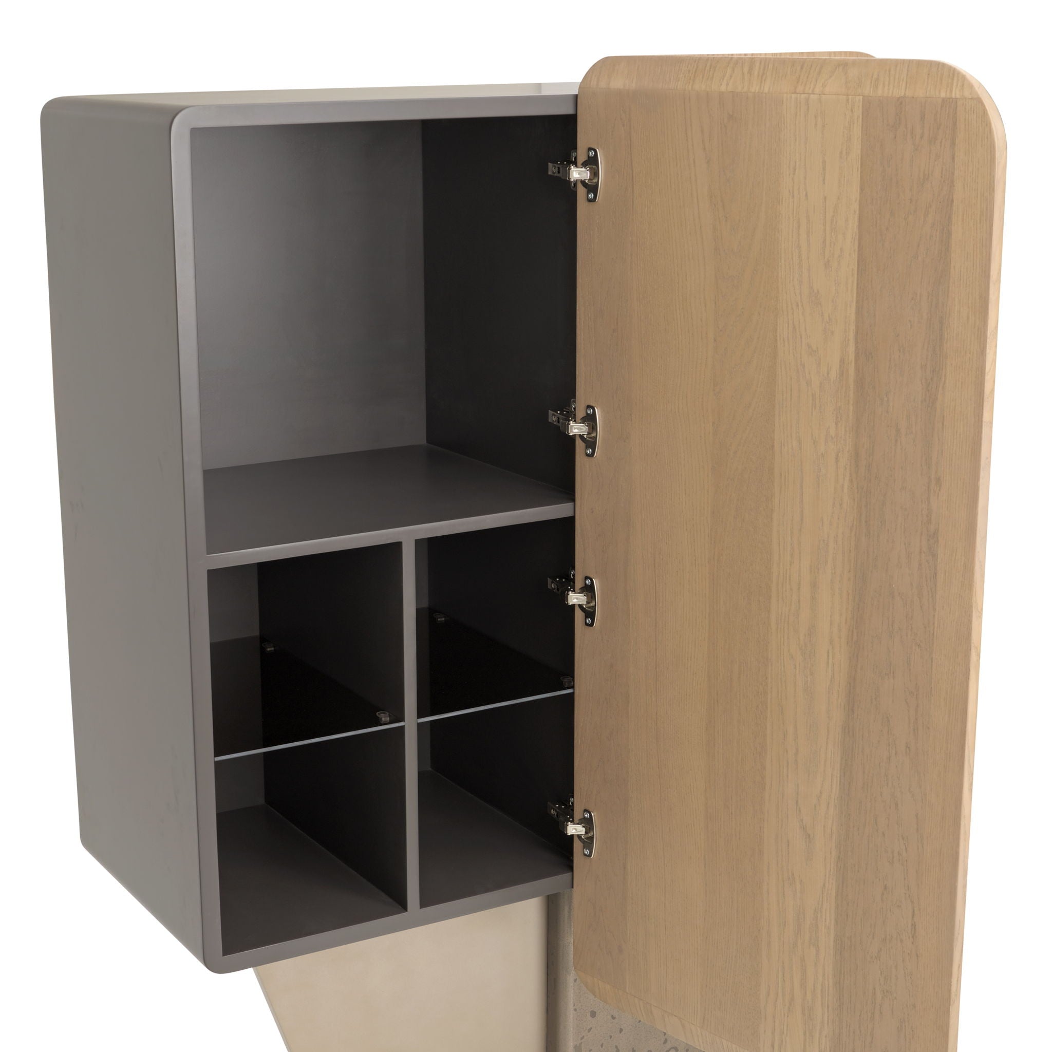 Bristol Point - Bar Cabinet - Saddle Brown