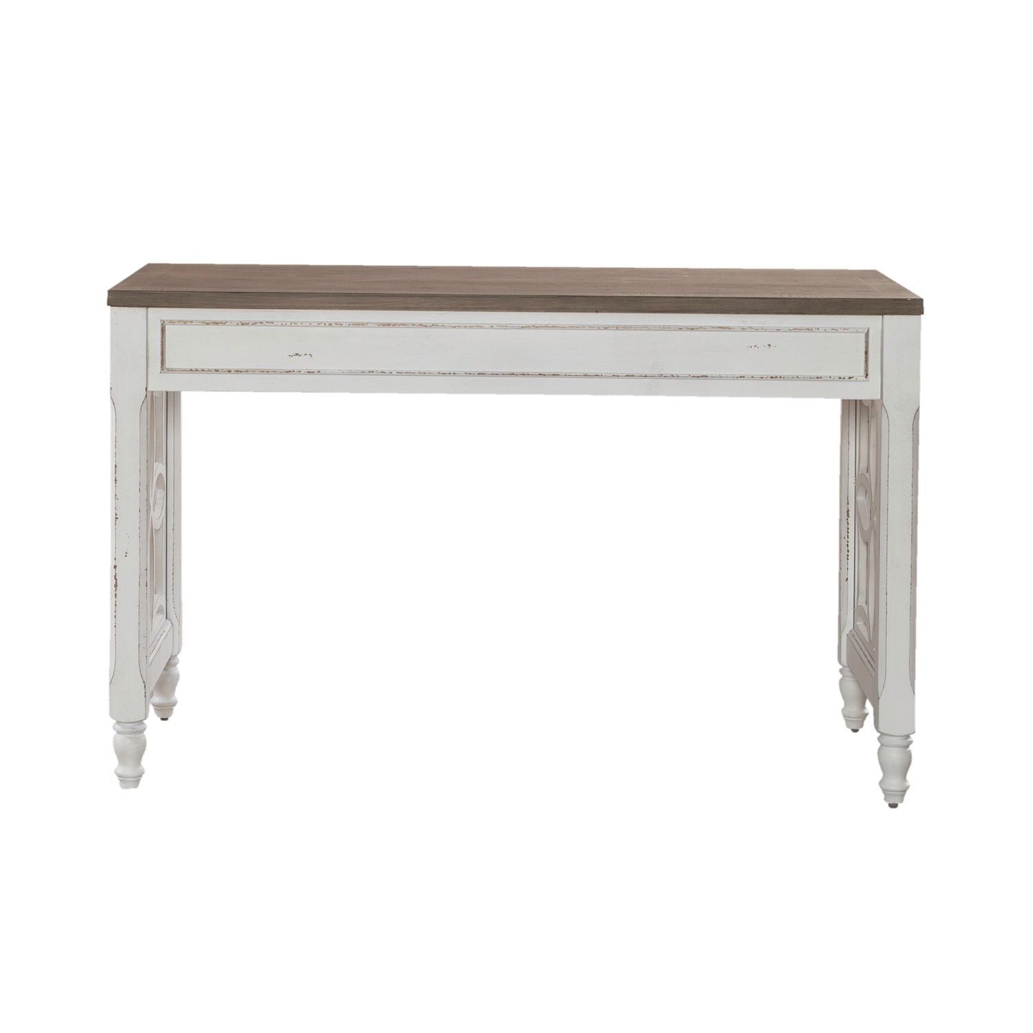 Magnolia Manor - L Writing Desk - Antique White