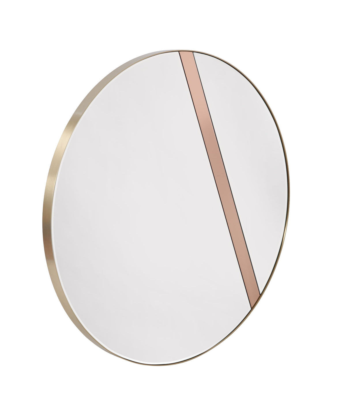 Nick - Wall Mirror - Brushed Brass