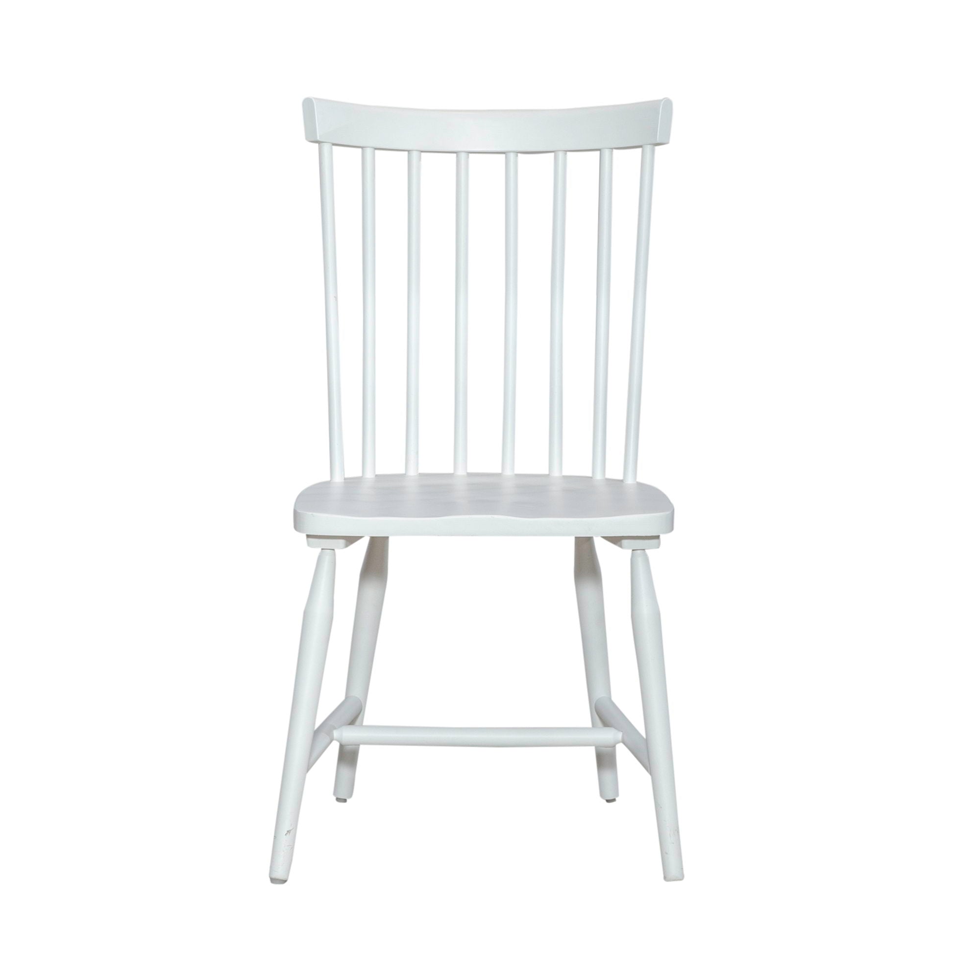 Palmetto Heights - Spindle Back Side Chair - Shell White & Driftwood