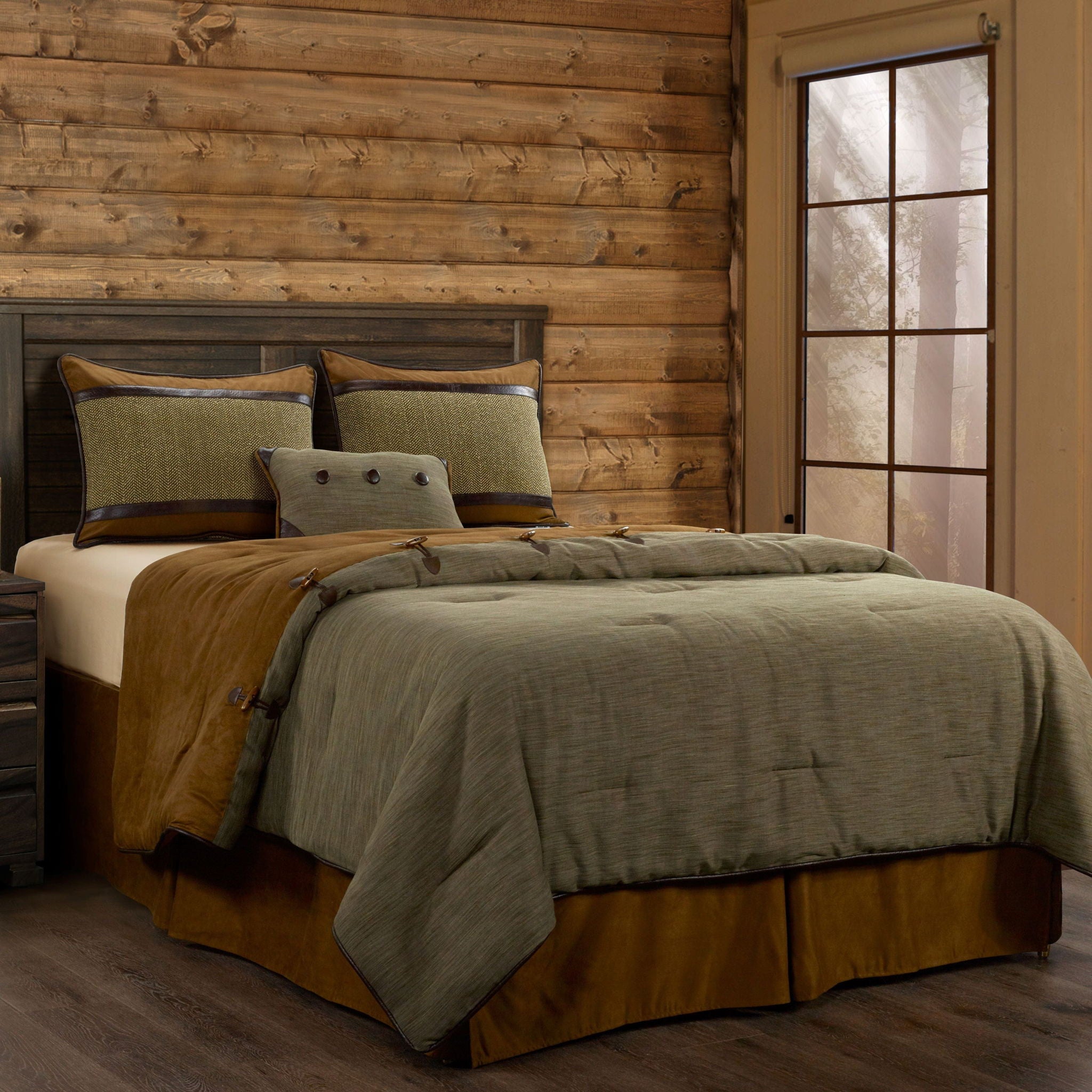 Highland Lodge - Twin Comforter Set (Set of 4) - Brown