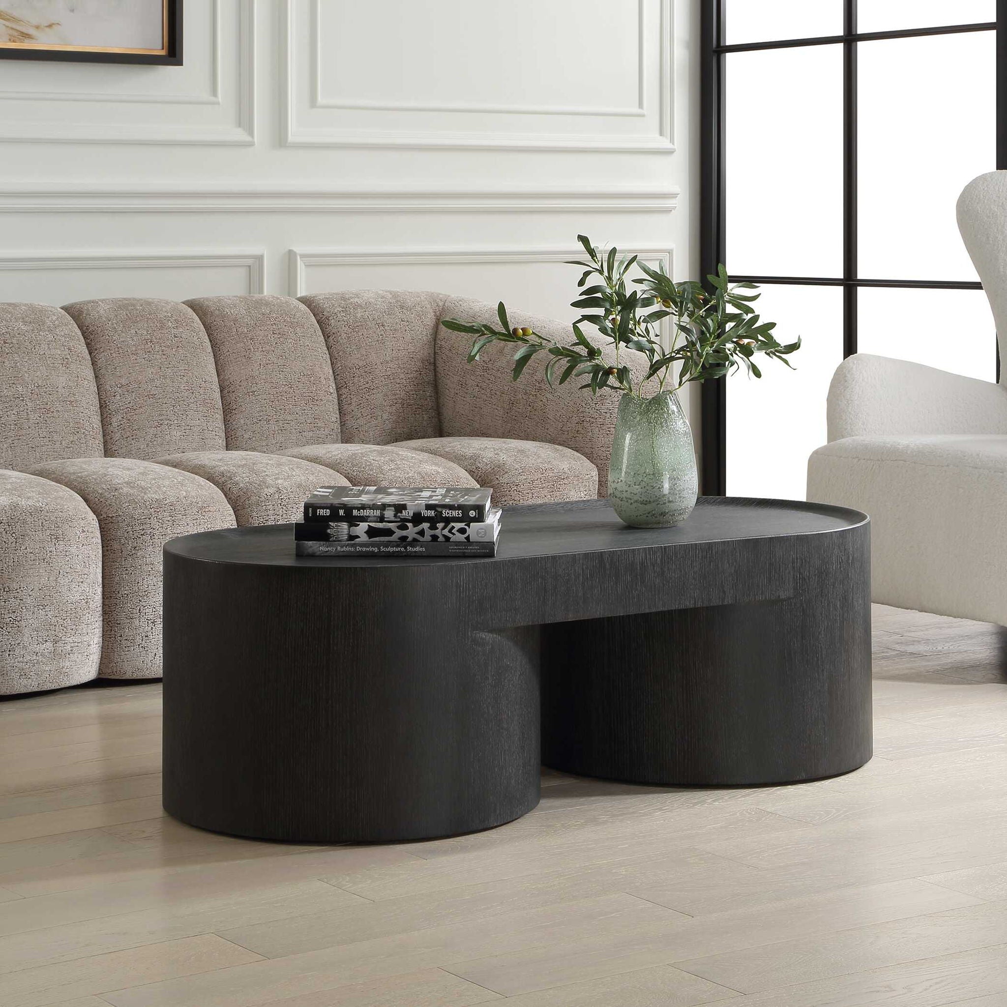 Isbell - Coffee Table - Black Stained