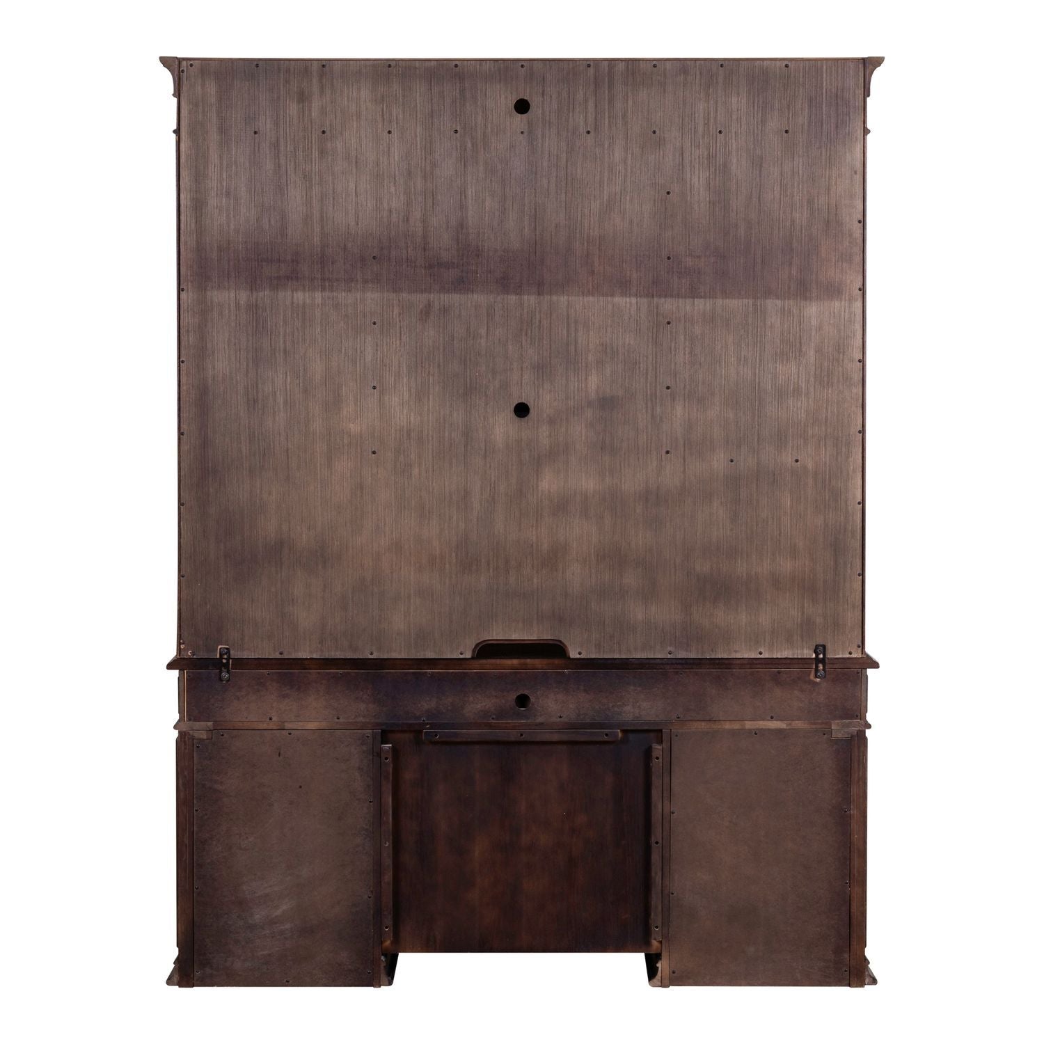 Providence Park - Credenza & Hutch - Chateau Brown