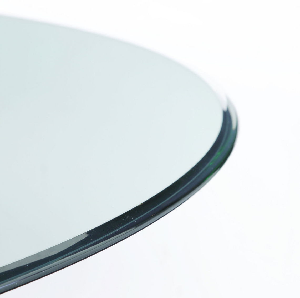 60" Glass Round Dining Top - Clear