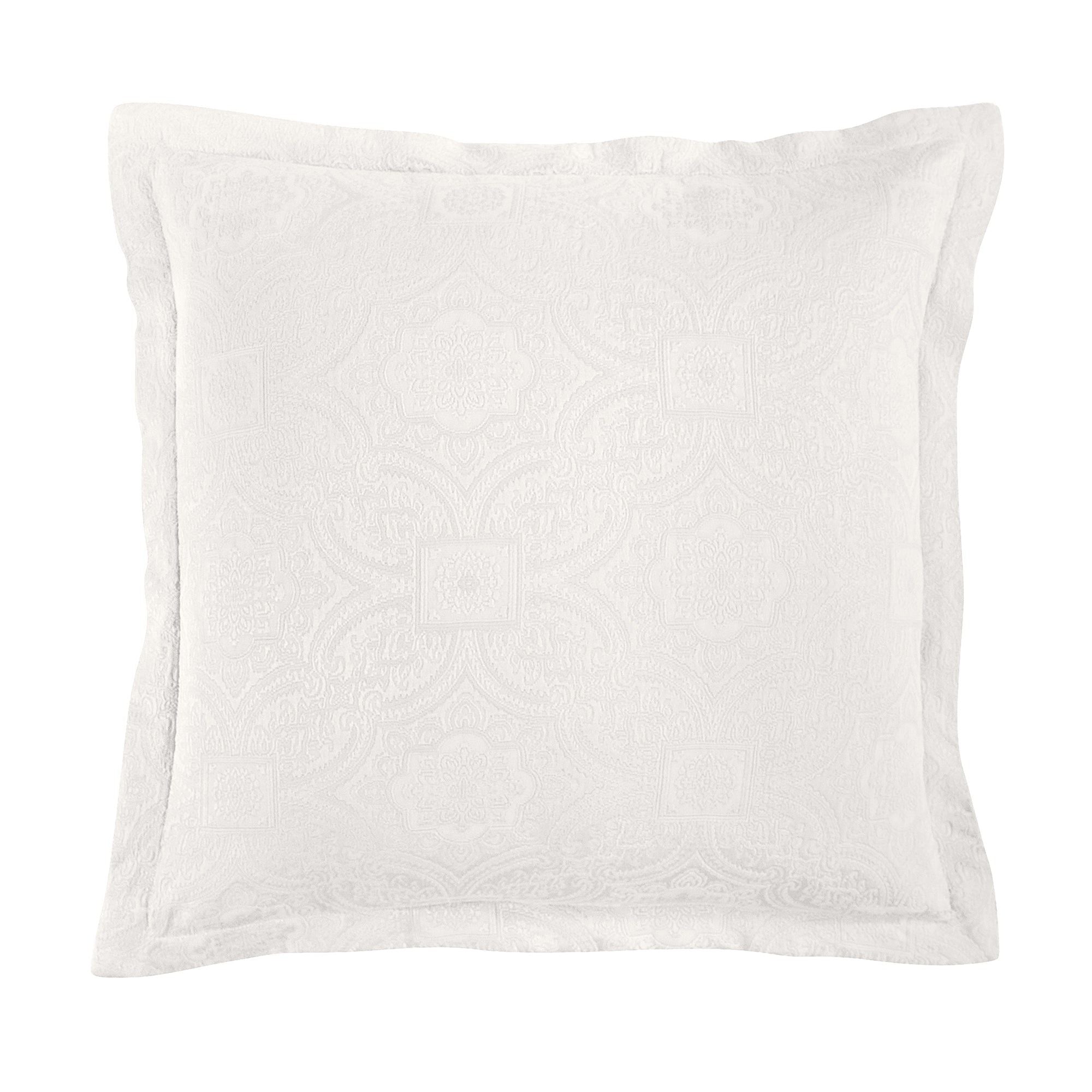 Matelasse - Euro Sham - Ivory