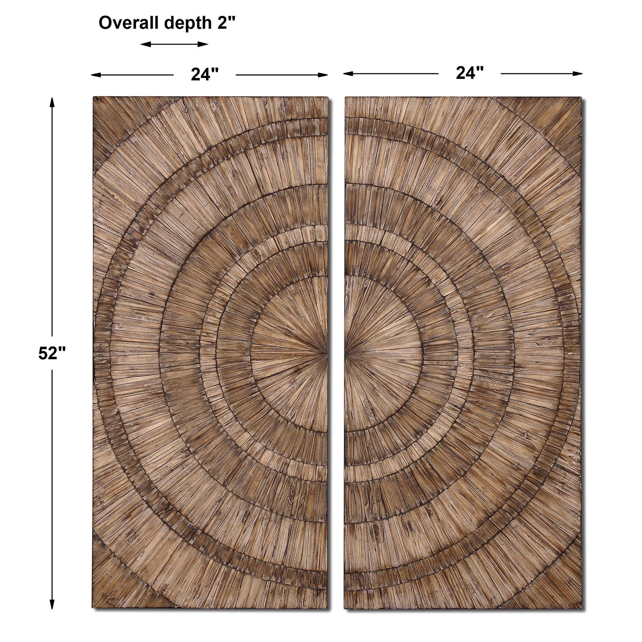 Lanciano - Wood Wall Art - Light Brown
