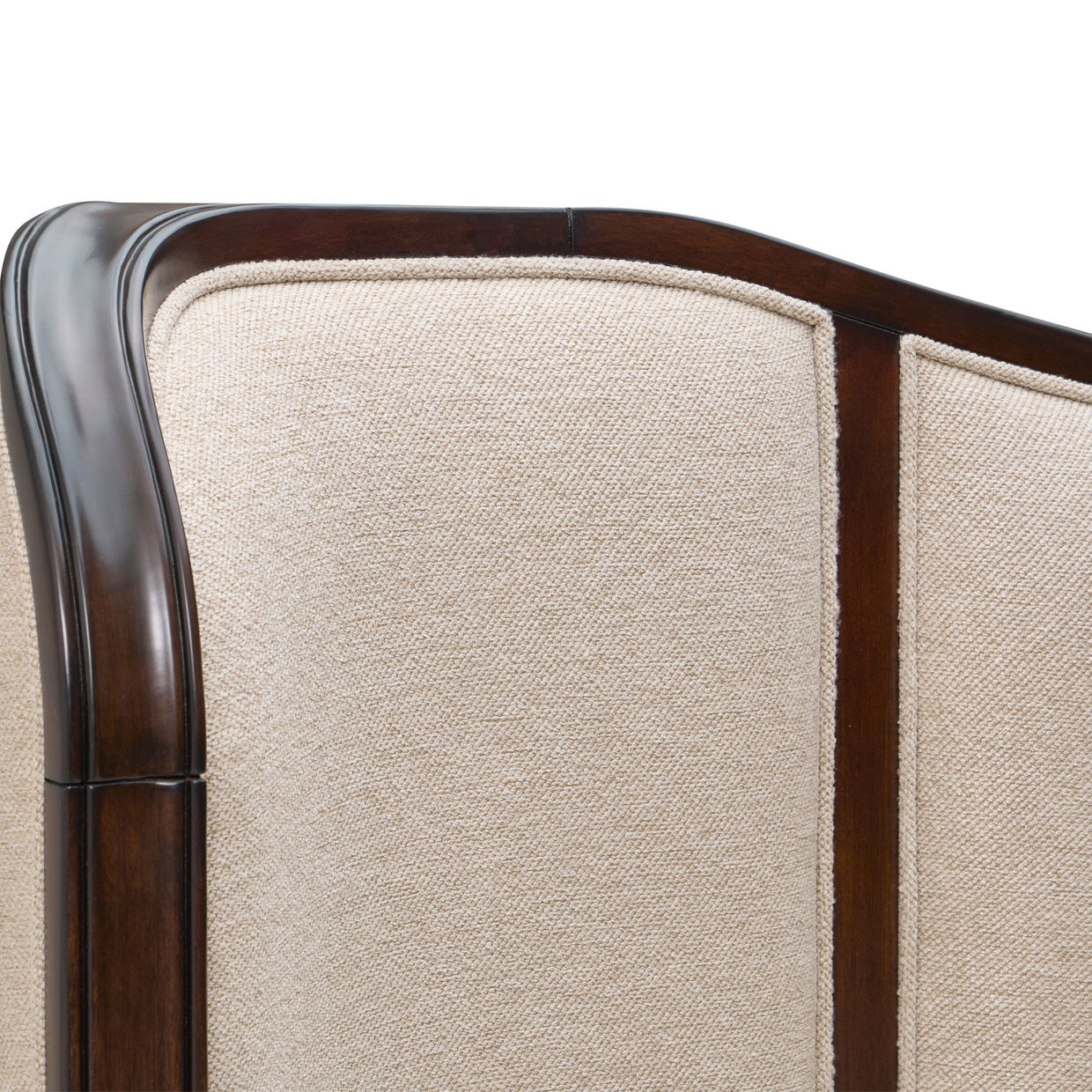 Camellia Field - Upholstered Panel Bed