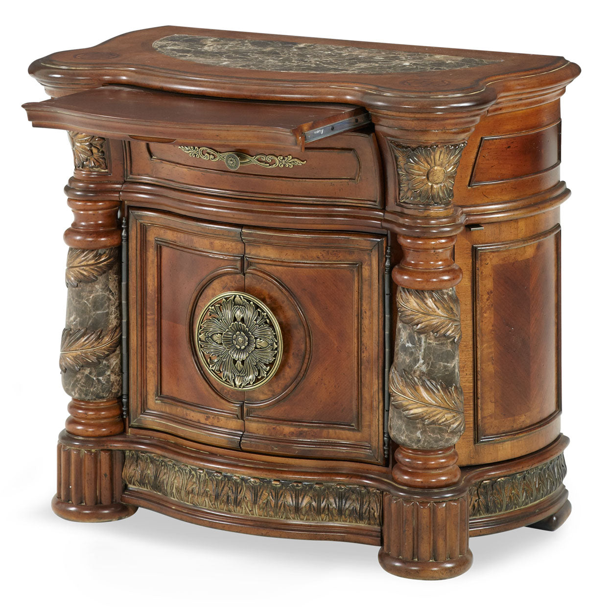 Villa Valencia Bedside Chest - Classic Chestnut