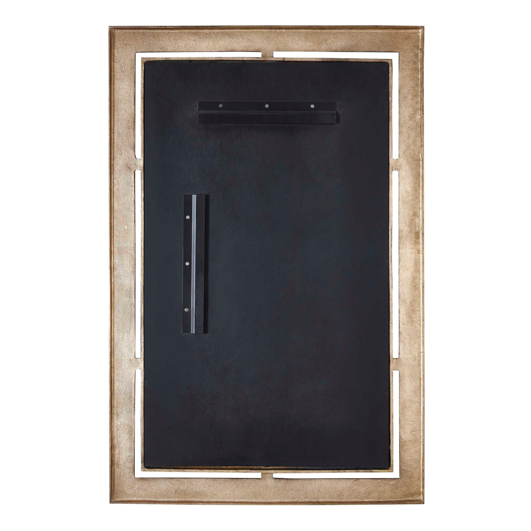 Guerra - Mirror - Walnut & Brass