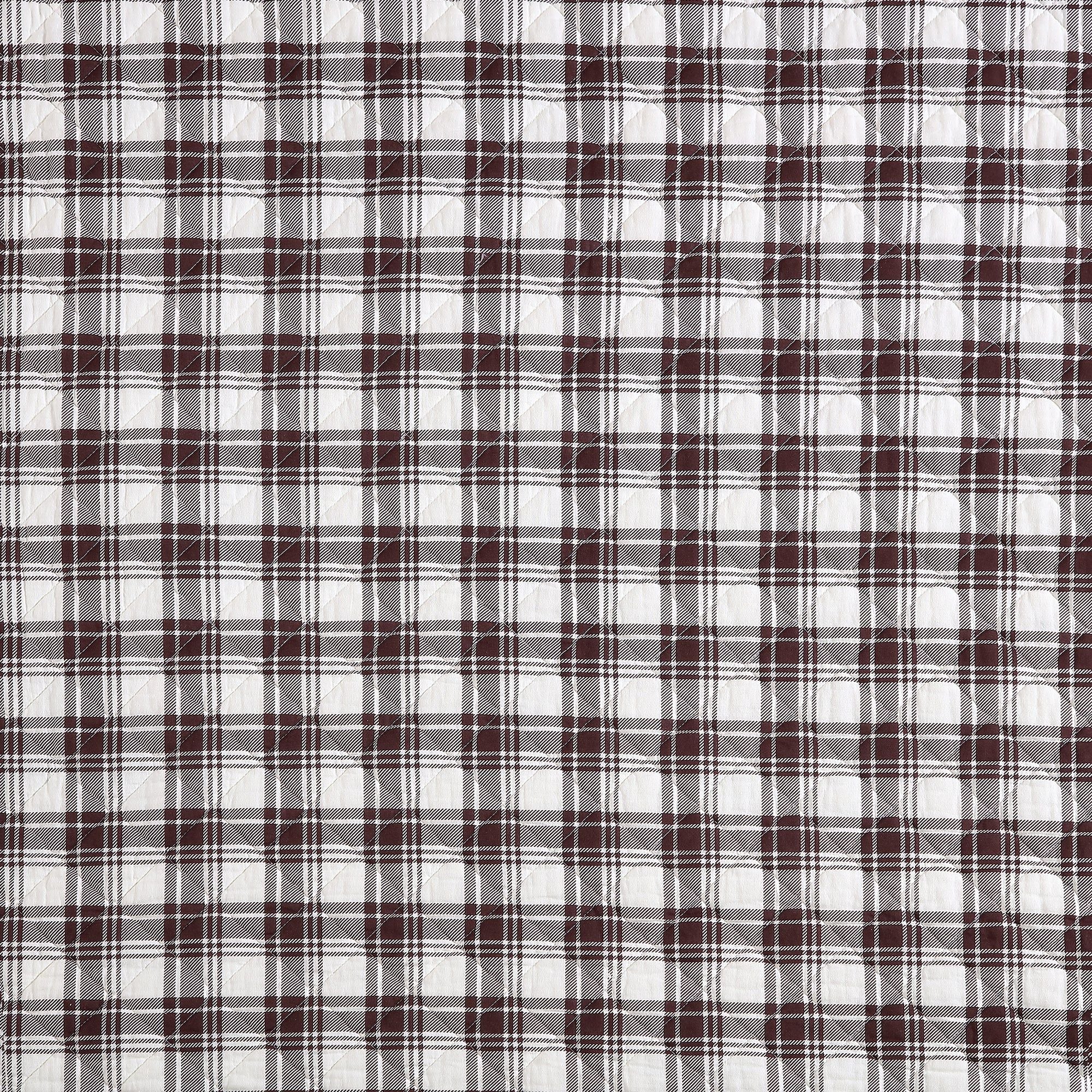 White Pine - Full/Queen Reversible Quilt Set (Set of 3) - White