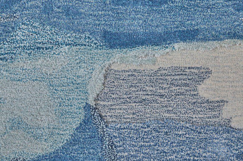 ANYA Collection - 8921F Blue/Ivory