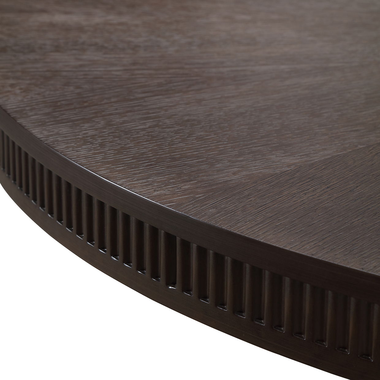 West Kensington - Oval Dining Table - Medium Espresso