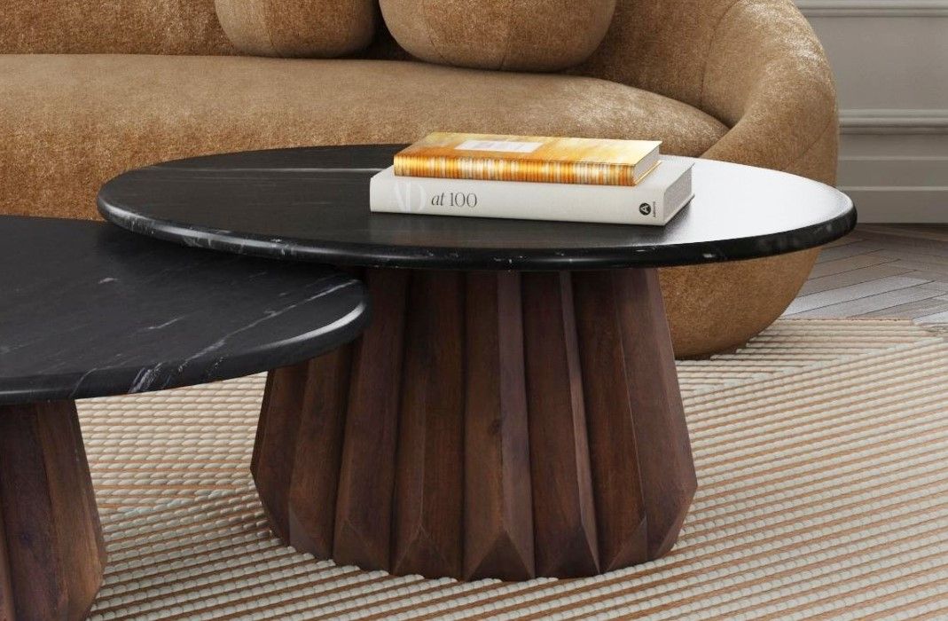 Jennings - Nesting Small Cocktail Table Base - Dark Brown