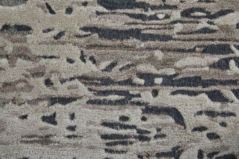 ZARAH Collection - 8917F Beige/Gray