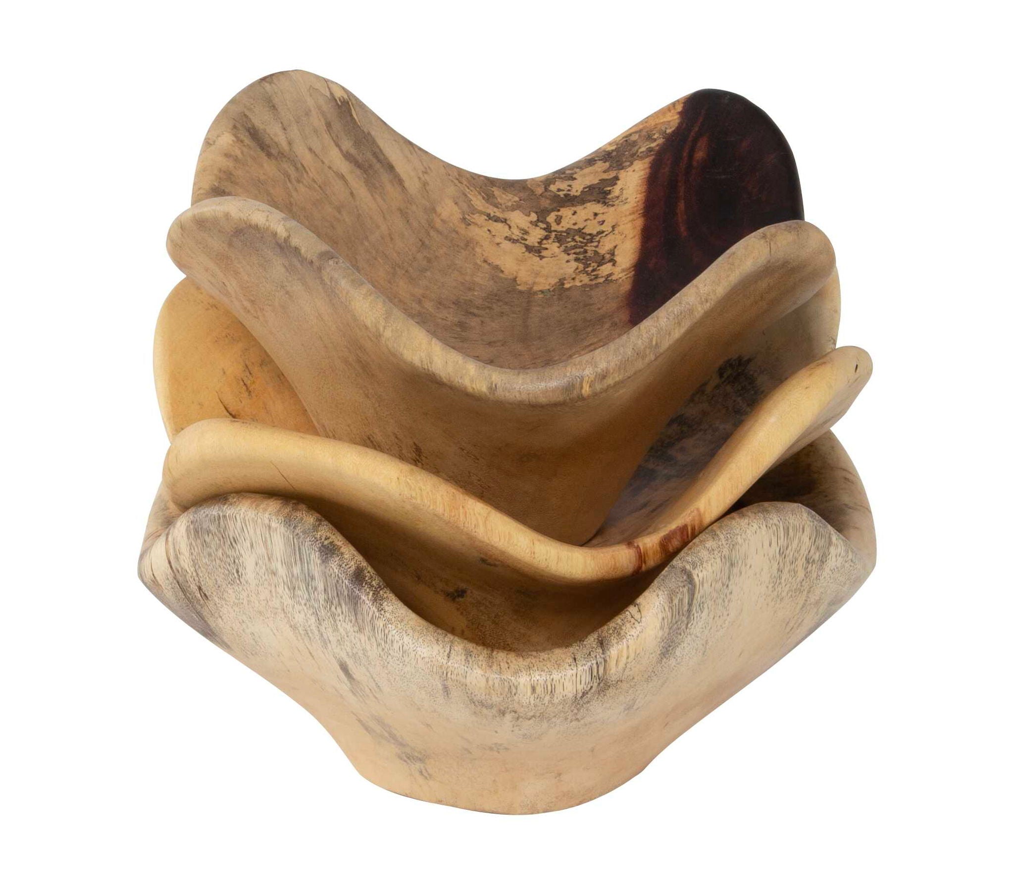 Tamarine - Wood Wall Art (Set of 3) - Light Brown