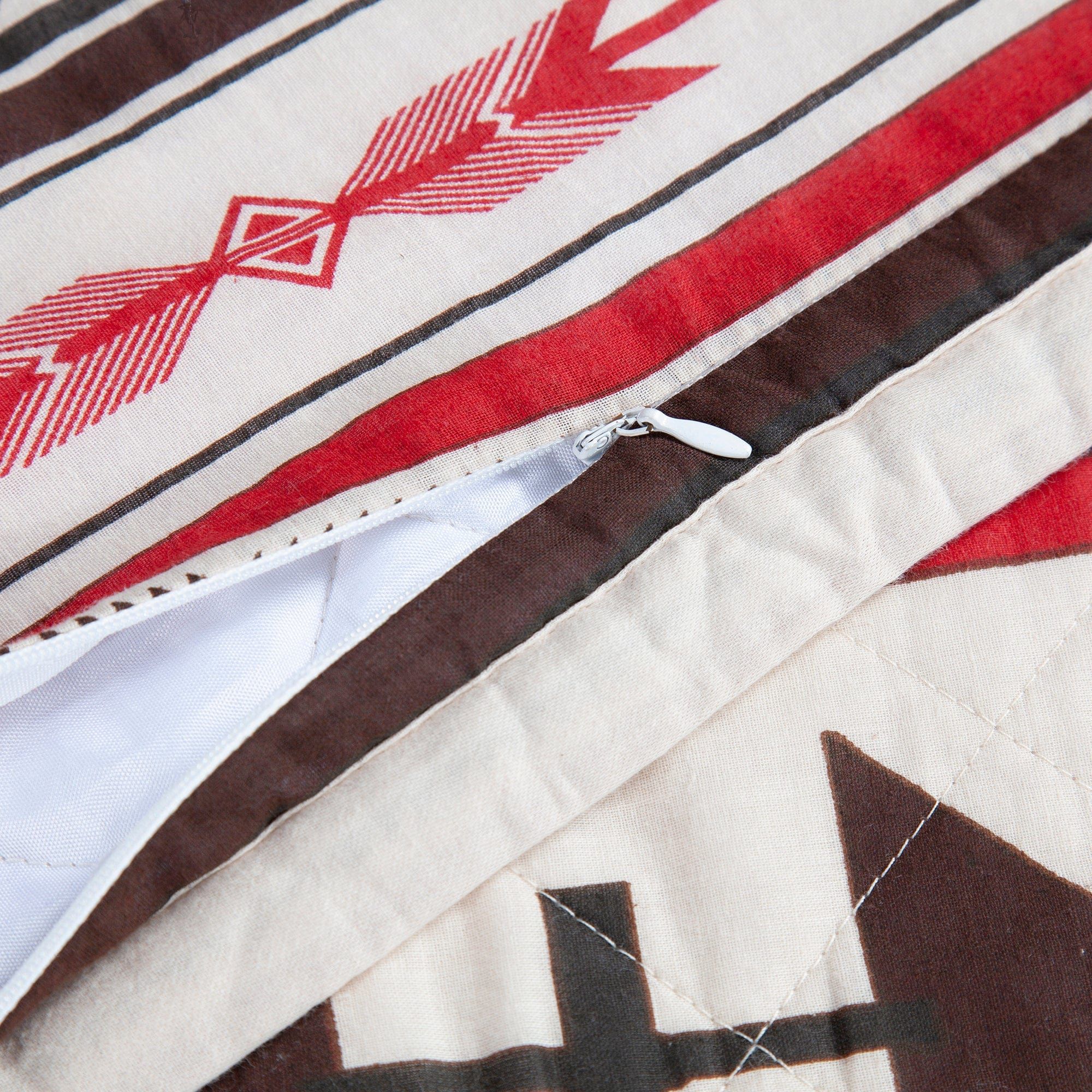 Cortez - Full/Queen Reversible Quilt Set (Set of 3) - Tan