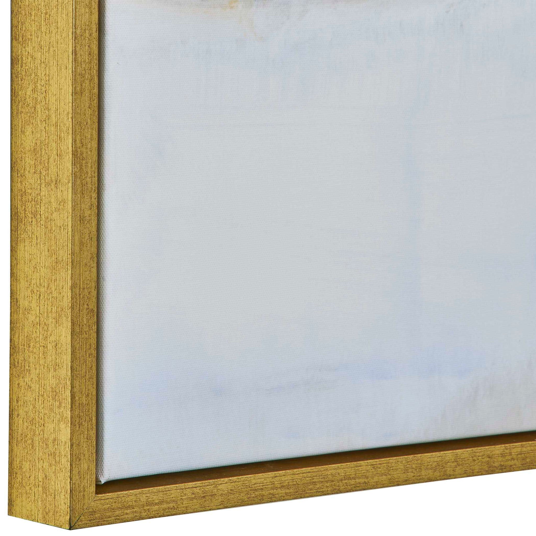 In The Beginning - Framed Abstract Art - Gray