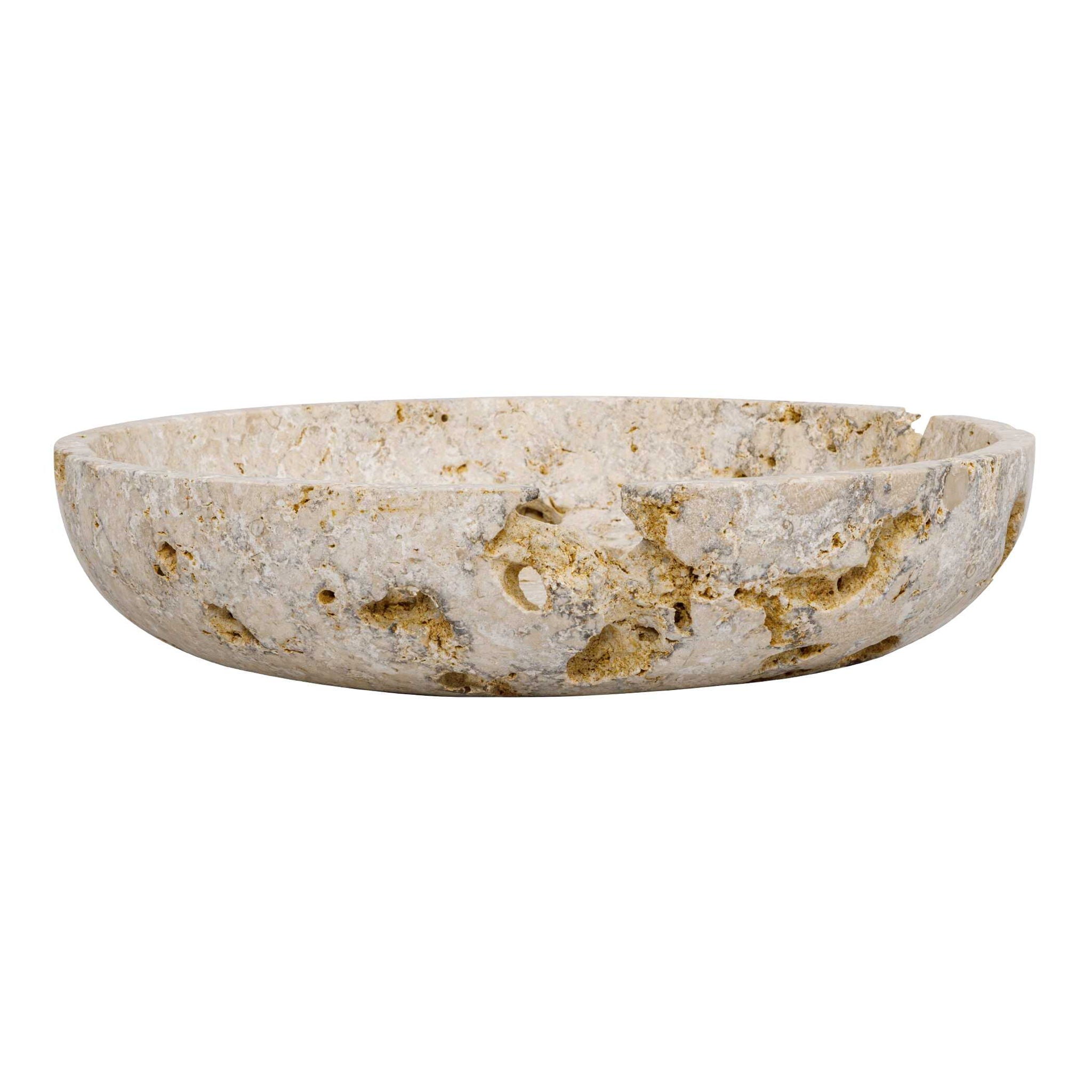 Quarried Stone - Indoor-Outdoor Bowl - Brown